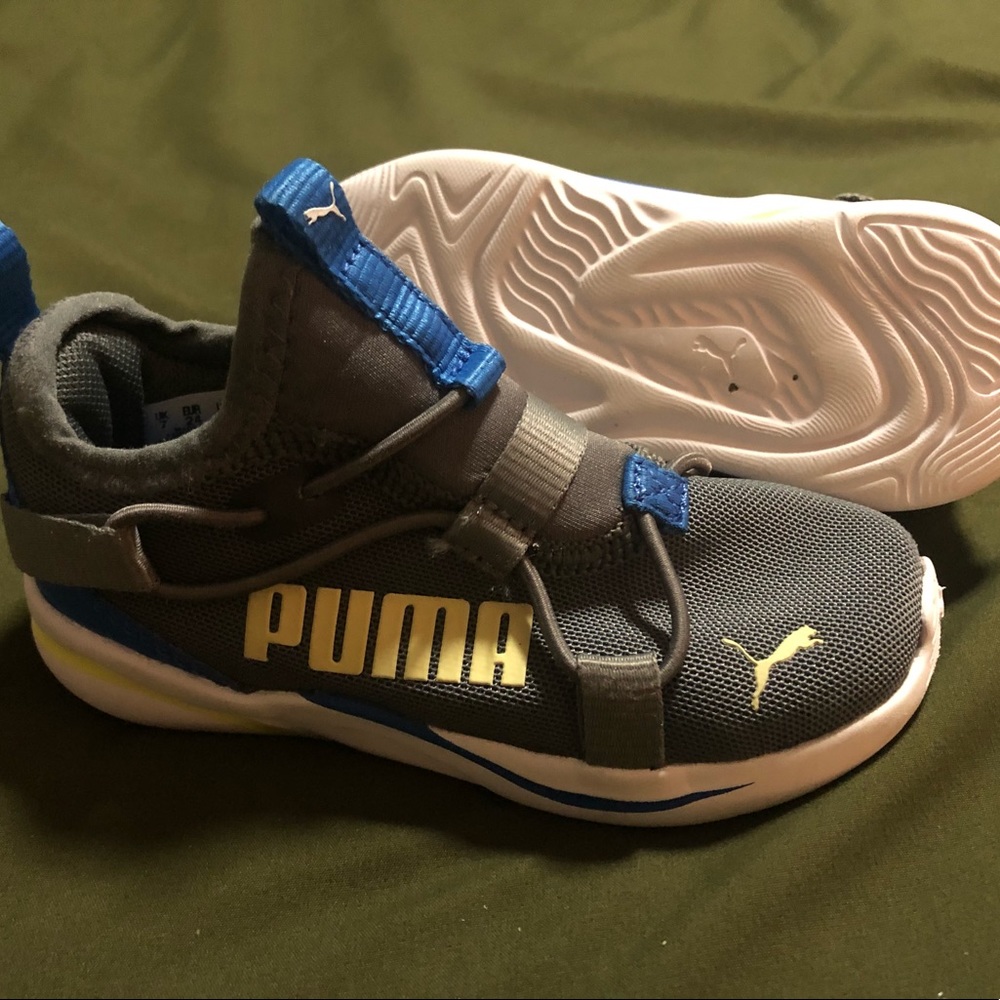 EUC Puma Toddler Size 8C Gray Shoes